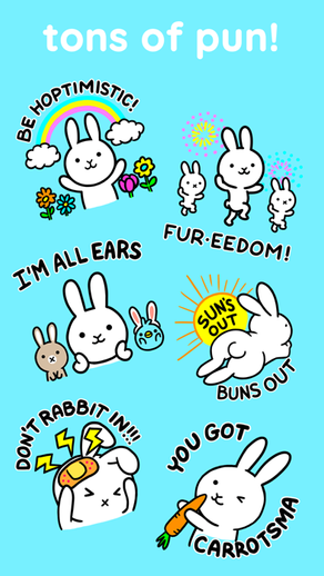 # Punny Bunny Animated Sticker