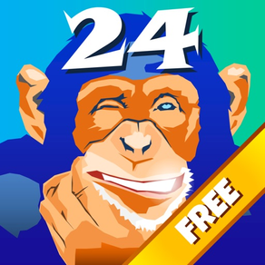Chimp 24 - Free Brain entertaining arithmetic puzzles