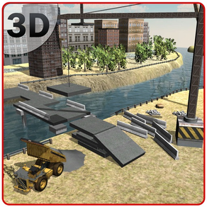 Construcción de Puente Simulador - Offroad juego de simulación de construcción