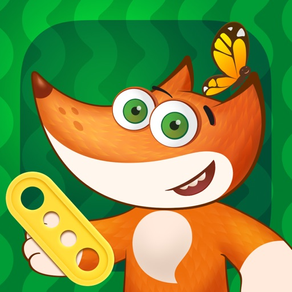 Tim the Fox - Puzzle - free preschool puzzle game