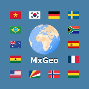 世界アトラスと世界地図 MxGeo