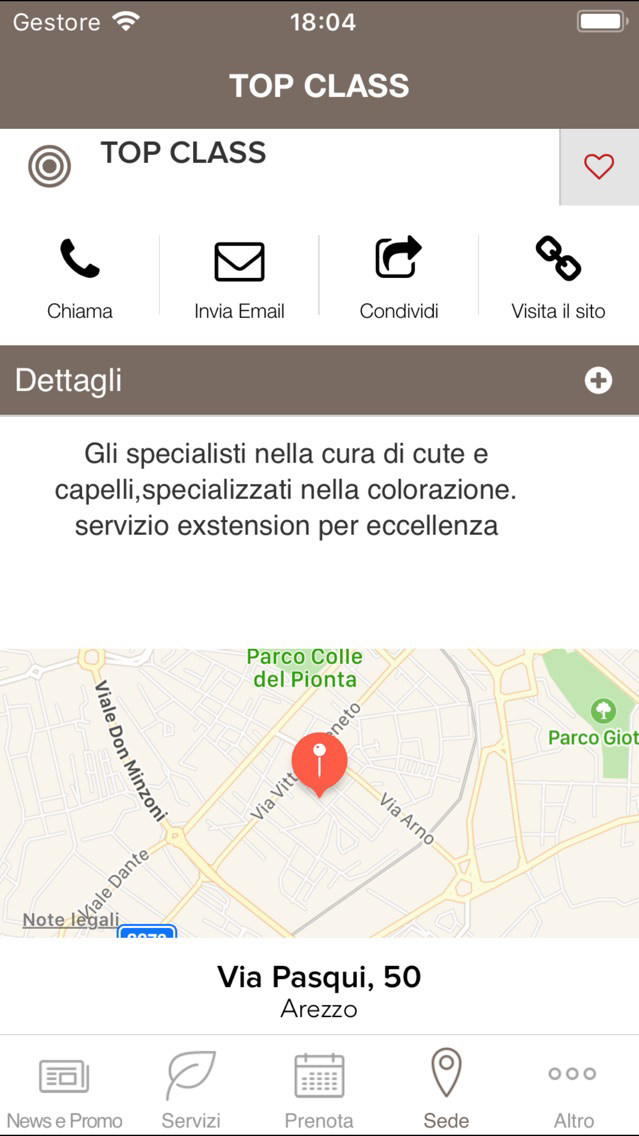 TOP CLASS cura e bellezza poster