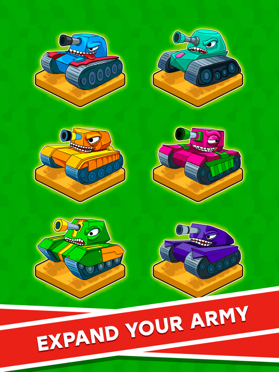 Merge Tanks: Idle Tap Clicker poster