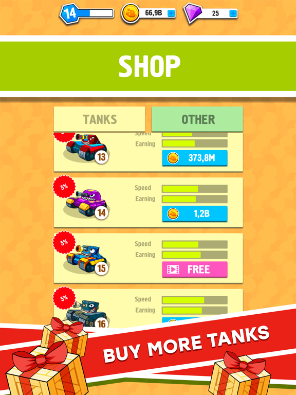 Merge Tanks: Idle Tap Clicker poster