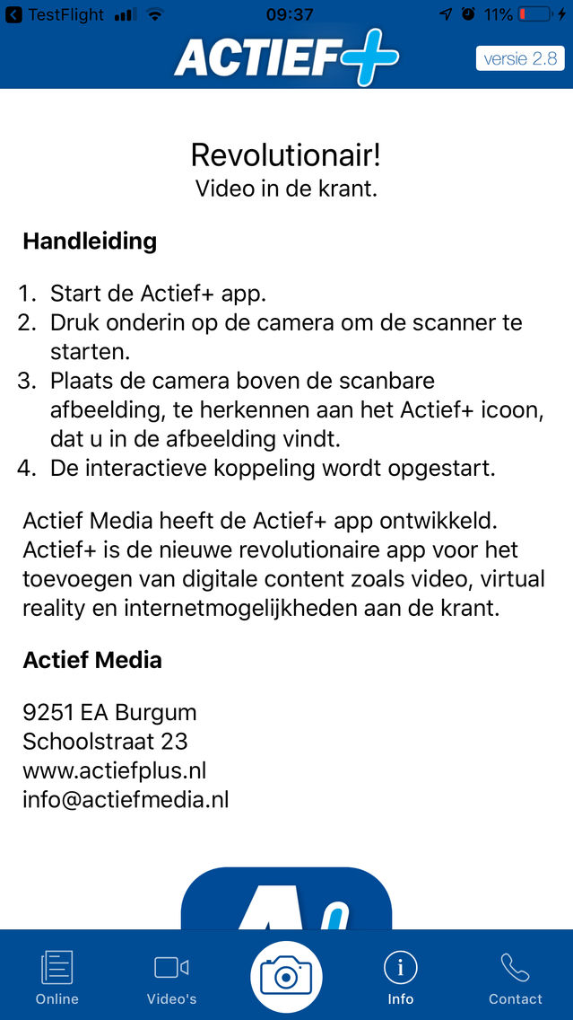 Actief+ poster