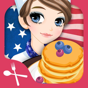 American Pancakes - aprender a fazer deliciosas panquecas com este jogo de cozinha!