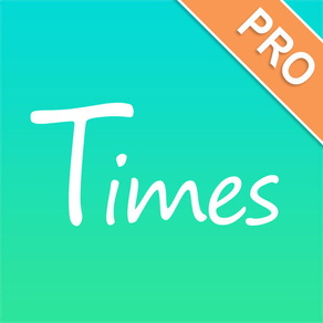 uTimes Pro - Tally&Plus one counter;Tap to record u times,concern about your life style and health status by the number of u times!