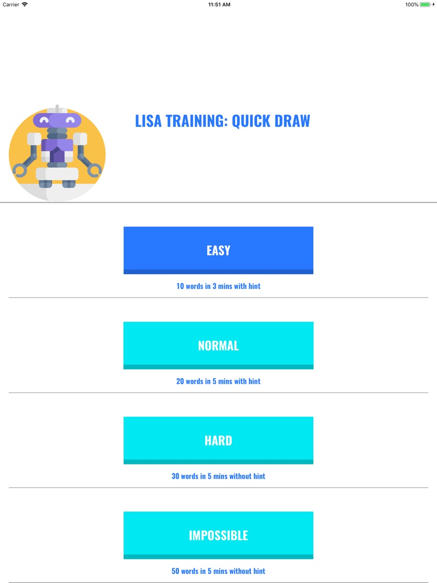 LISA robot: Quick draw poster