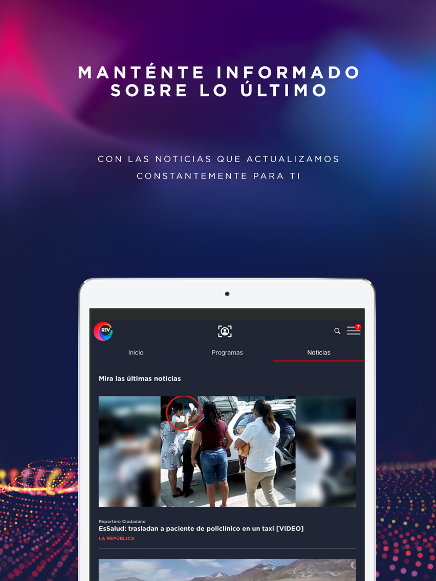 RTV La Republica for iOS (iPhone/iPad) - Free Download at AppPure