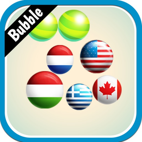 World flags bubble Shooter