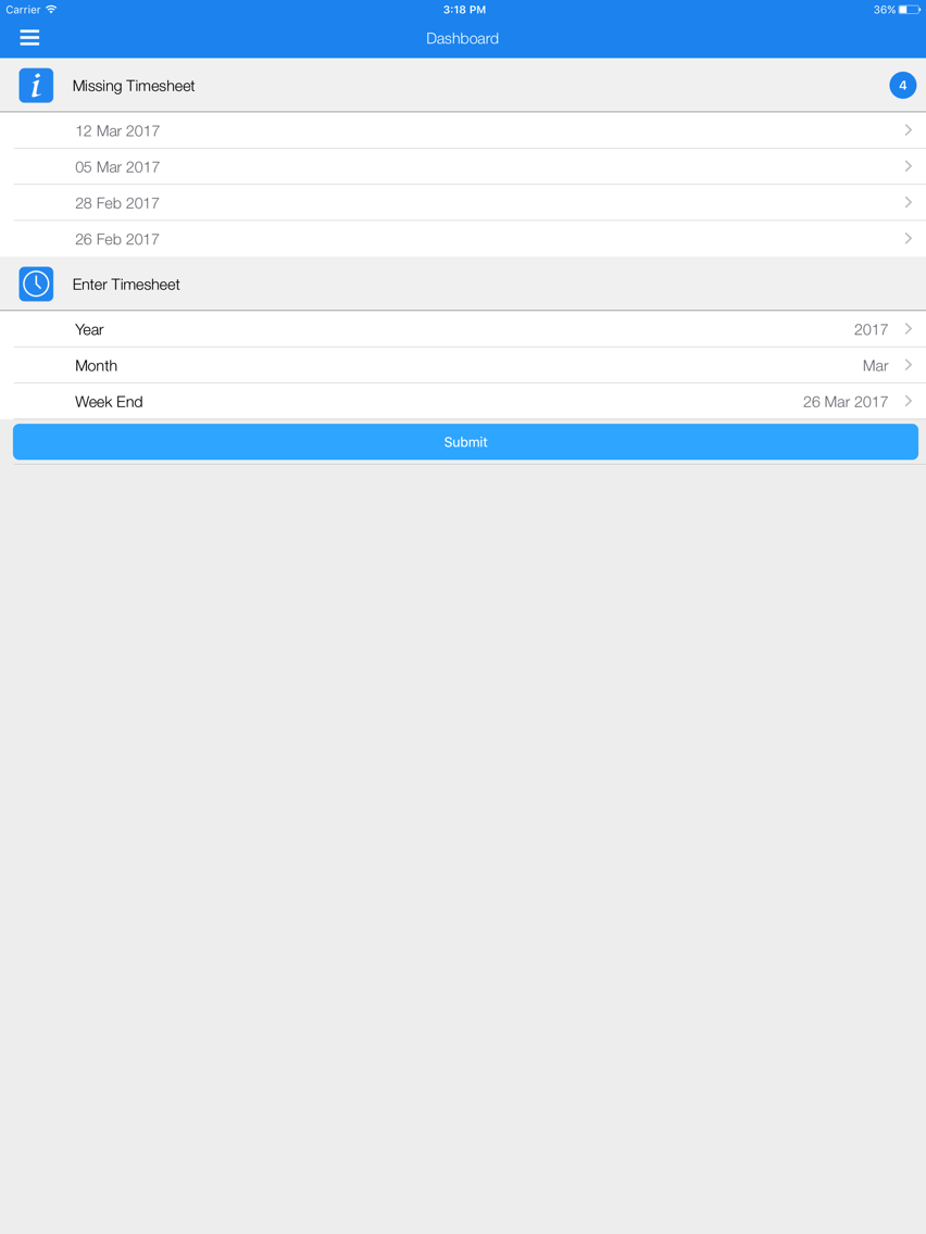 Infogain Global TimeSheet for iOS (iPhone/iPad) Free Download at AppPure