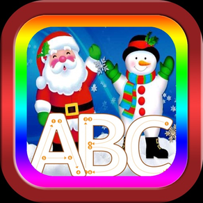 宝宝学abc 字母abc abc幼儿园 圣诞老人 圣诞 孩子游戏 儿童学习游戏 学习英语的好方法