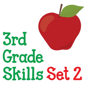 Third Grade Skills Flash Card2