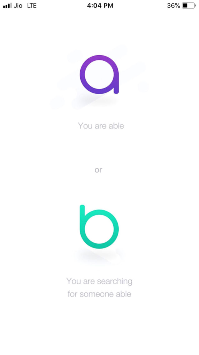 Able app poster