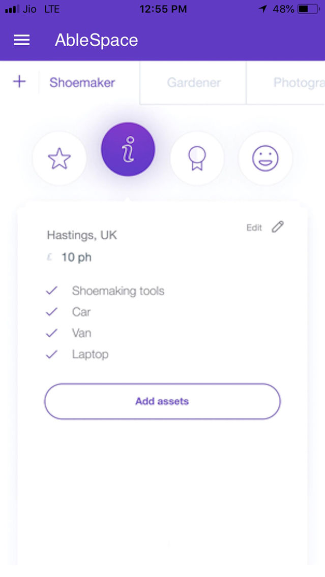 Able app poster