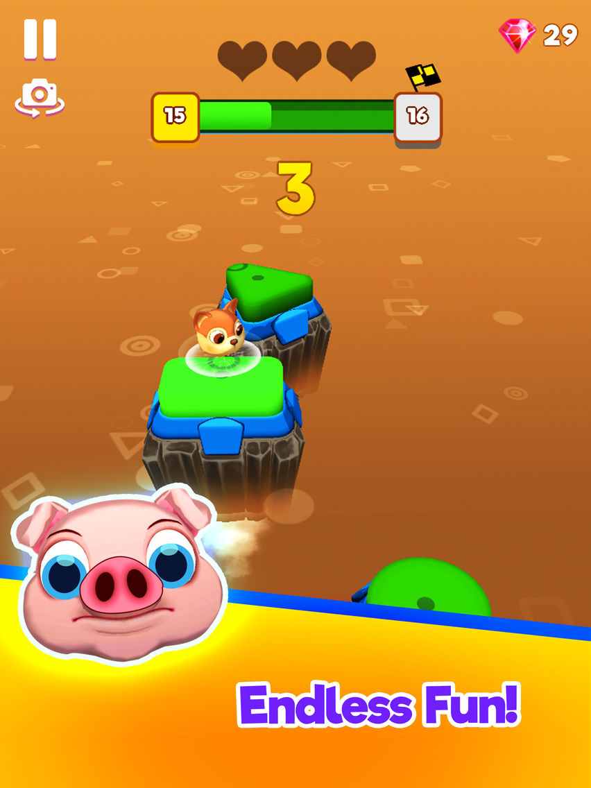 Pop Jump - A Jumping Game for iOS (iPhone/iPad) - Free Download at AppPure