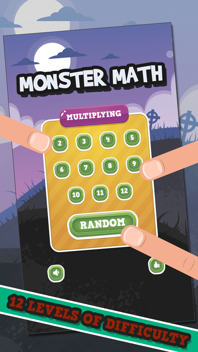 Monster Math - Multiplying poster