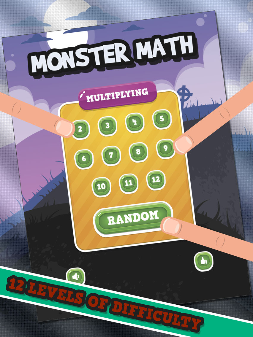 Monster Math - Multiplying poster