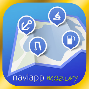 NaviApp Mazury -  żeglarska nawigacja po mazurskich jeziorach