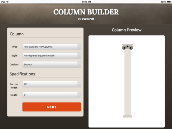 Turncraft Column Builder poster