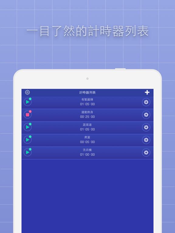 任務計時器 - 輕鬆管理任務計劃的間隔計時器 海報