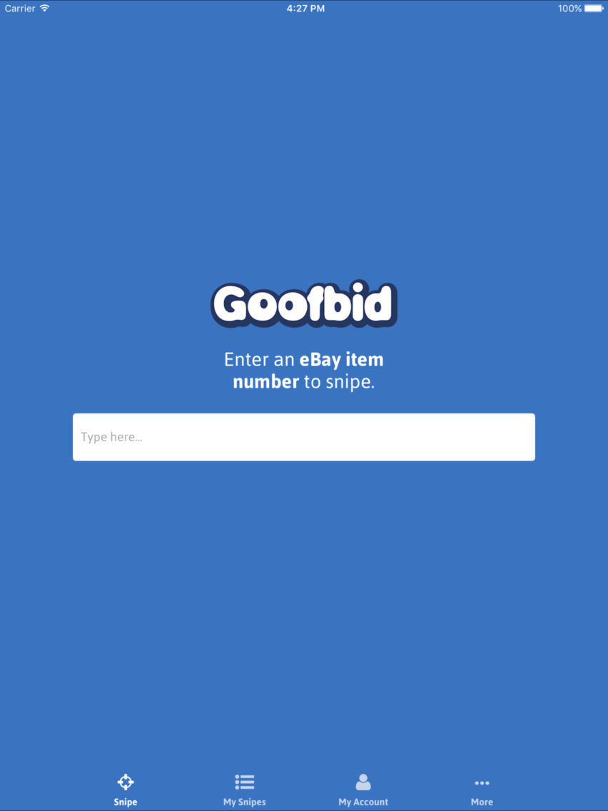 Goofbid poster