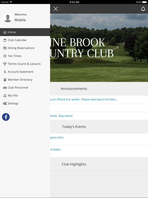 Pine Brook CC poster