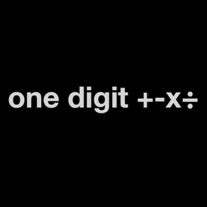 one digit +-x÷