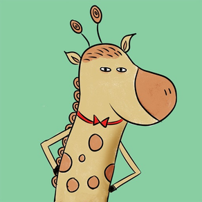 Mr Giraffe Animated Stickers