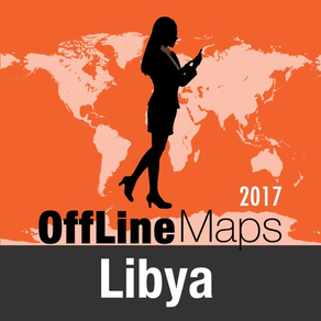 Libia mapa offline y guía de viaje