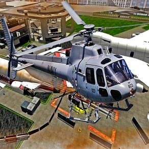 Juego de simulación de aparcamiento de helicóptero