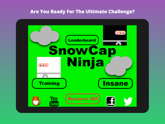 SnowCap Ninja poster