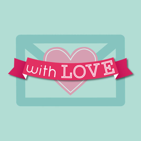 with LOVE - Valentine Stickers
