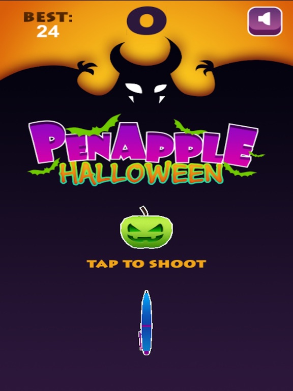 Pen Apple Halloween poster