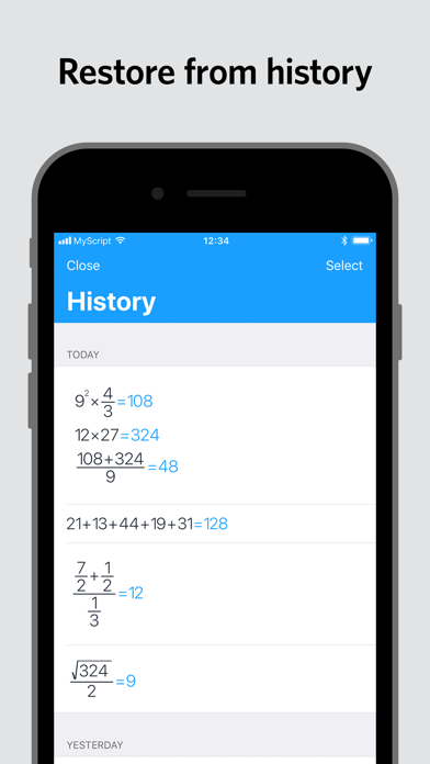 MyScript Calculator poster