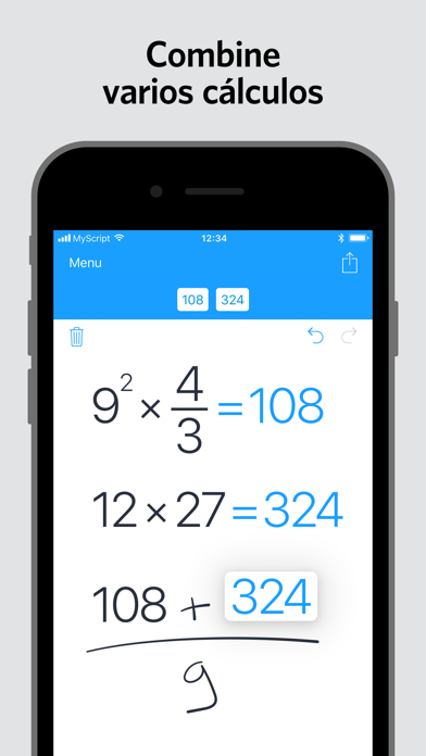 MyScript Calculator الملصق