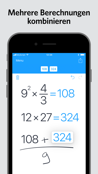 MyScript Calculator Plakat