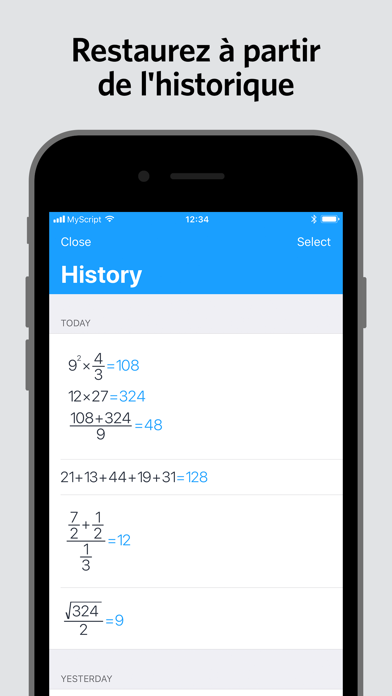 MyScript Calculator Affiche