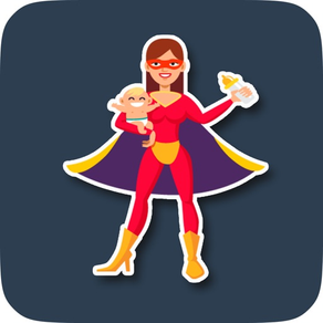 Super Mom Mothers Day Stickers for Messaging