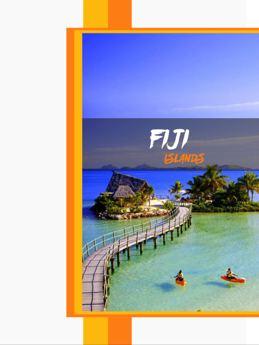 Fiji Islands Travel Guide poster