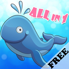 Marine Animals Toddler Preschool - Educational Fish Games for Kids Free