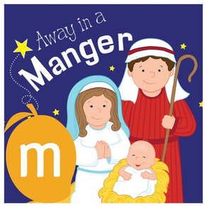 Away In A Manger by Twin Sisters - Read along interactive Christmas eBook in English for children with puzzles and learning games