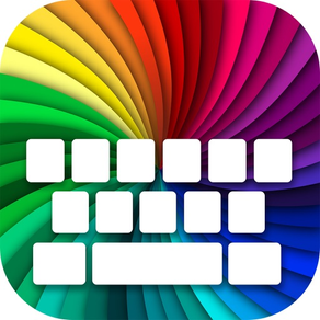 Criador Teclado Colorido - Fundos Coloridos Com Novas Emoji E Fontes