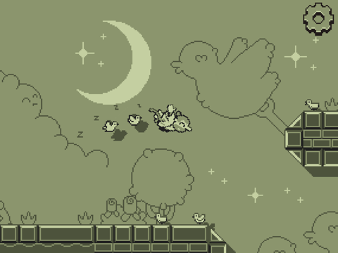 8bit Doves Affiche
