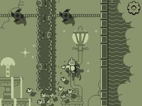 8bit Doves Affiche