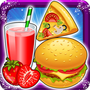 Pizza Burger & Drinks Maker -Cooking fun games