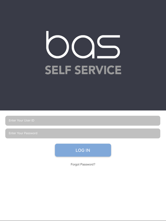 BAS Self Service poster