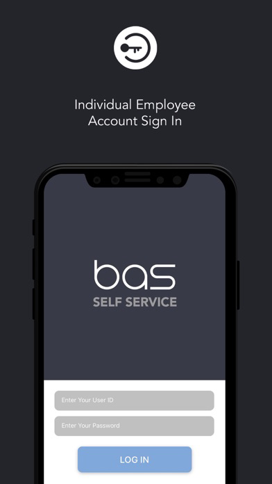 BAS Self Service poster