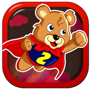 A Baby Bear SuperHero Flying Game