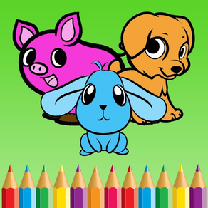 Pet Painting, Coloring and Drawing Animal for Kids